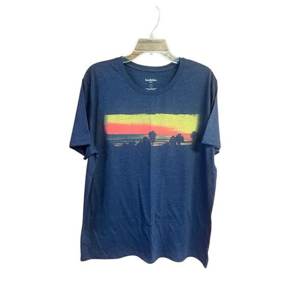 Goodfellow Men’s Sunset Tee Shirt Sz XL NWT - Picture 1 of 6